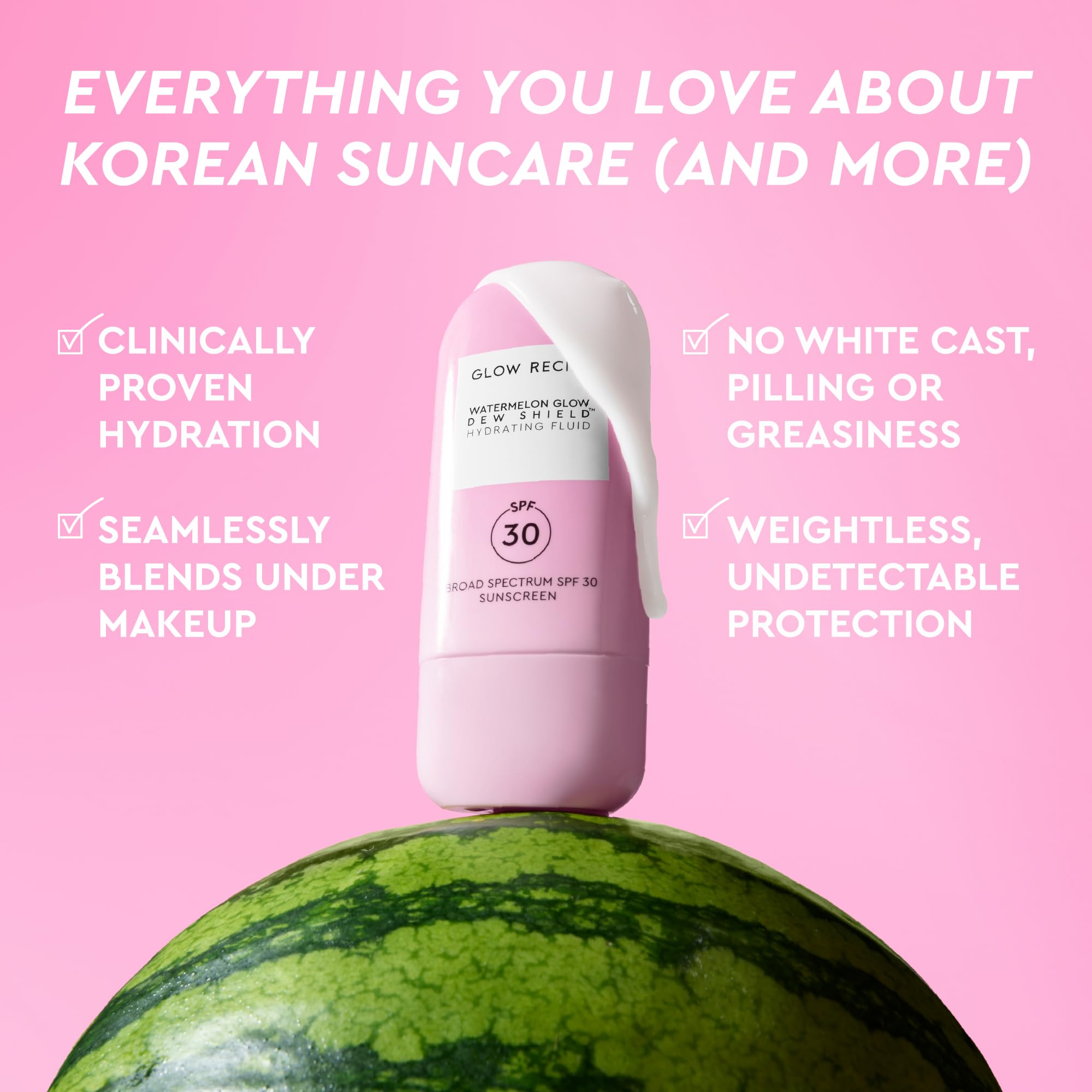 Buy now Glow Recipe Dew Shield Korean Face Sunscreen SPF 30 - Hydrating Moisturizer & Dewy, Lightweight Sunscreen - Formulated with Broad Spectrum UV Protection with No White Cast or Pilling (15ml) at indiglob india
