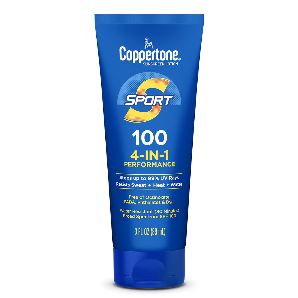 Buy now Coppertone SPORT Sunscreen Lotion Broad Spectrum SPF 50 (3 Fluid Ounce) (Packaging may vary) at indiglob india