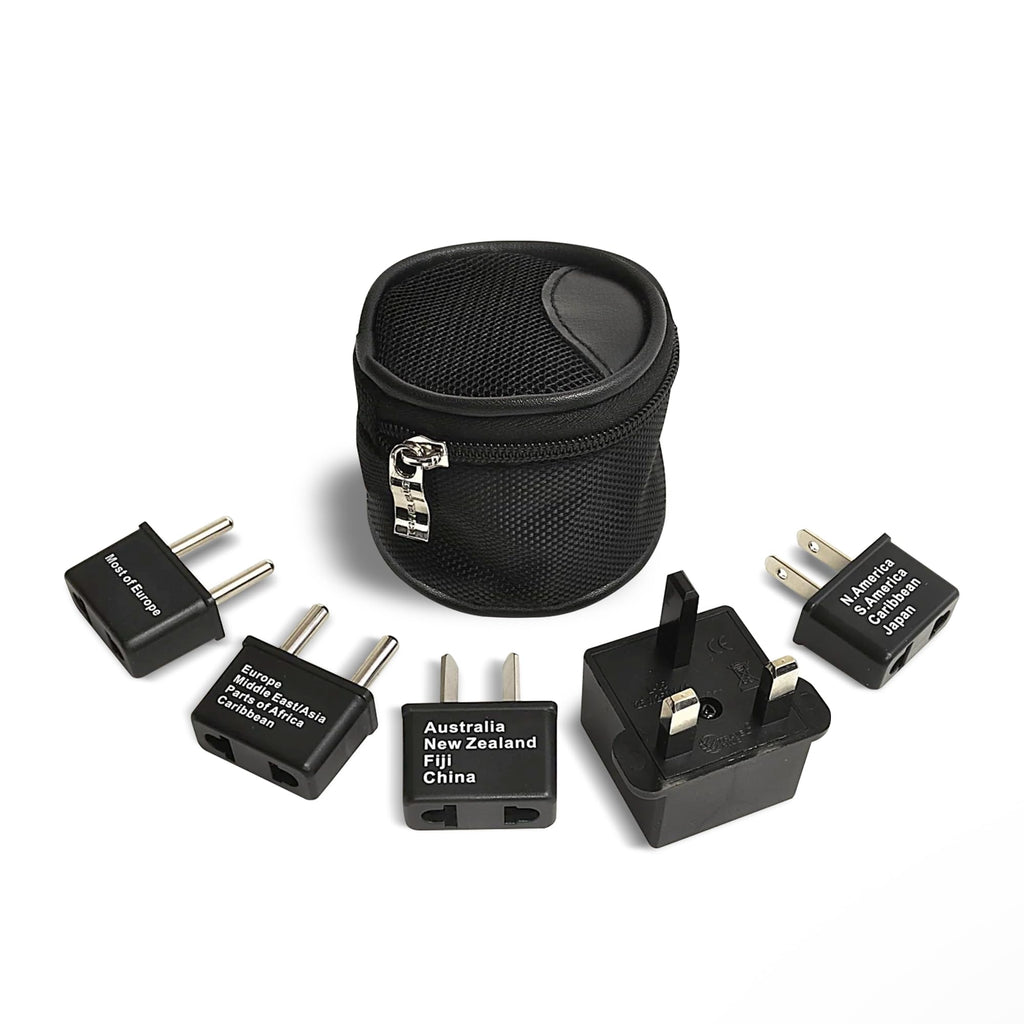 Buy now Ceptics International Worldwide Travel Plug Adapter 5 Piece Set, Great for Cell Phones, Battery Chargers, Laptops to Work in Most Countries at indiglob india