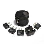 Buy now Ceptics International Worldwide Travel Plug Adapter 5 Piece Set, Great for Cell Phones, Battery Chargers, Laptops to Work in Most Countries at indiglob india