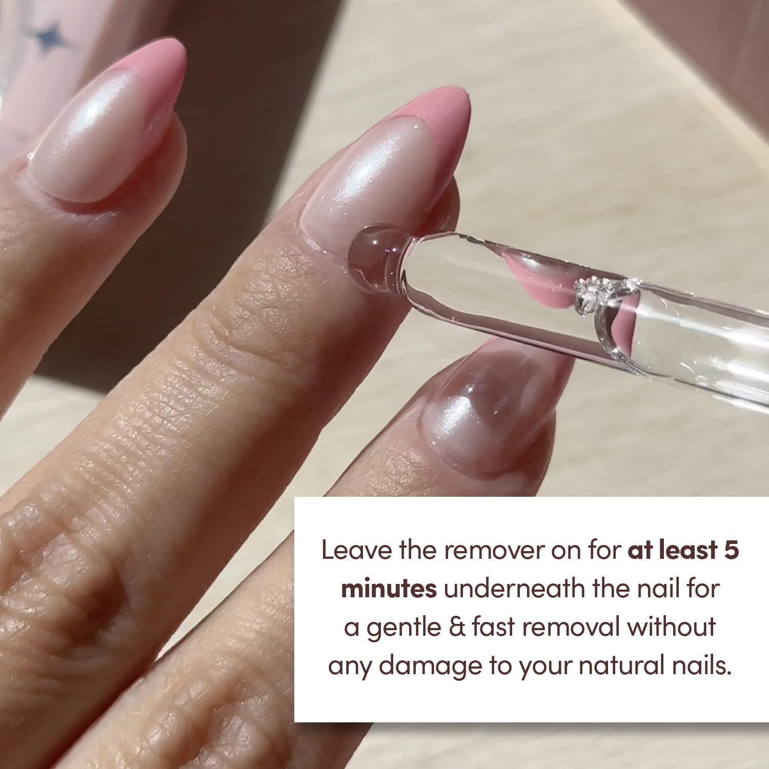Glamnetic Press On Nail Remover Serum - Odorless | 30ml | Gentle remover serum for fake nails. No acetone, odorless formula. Safe, gentle removal for press-on nails