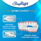 Buy now SleepRight Ultra-Comfort Dental Guard Mouth Guard to Prevent Teeth Grinding - No Boil - Extra Strong at indiglob india