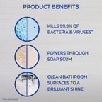 Lysol Bathroom Cleaner Spray, Blue, Island Breeze, 48oz (2X24oz)
