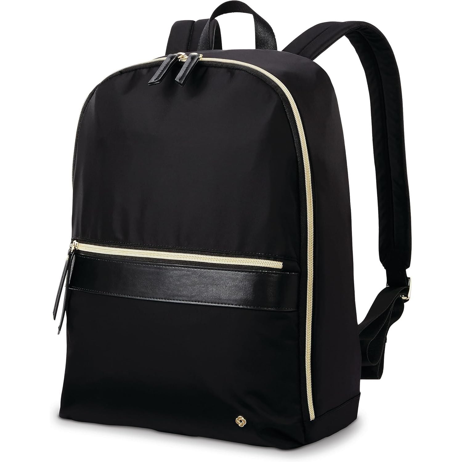 Buy now Samsonite Women's Mobile Solution Convertible Slim Brief Essential Backpack Black at indiglob india