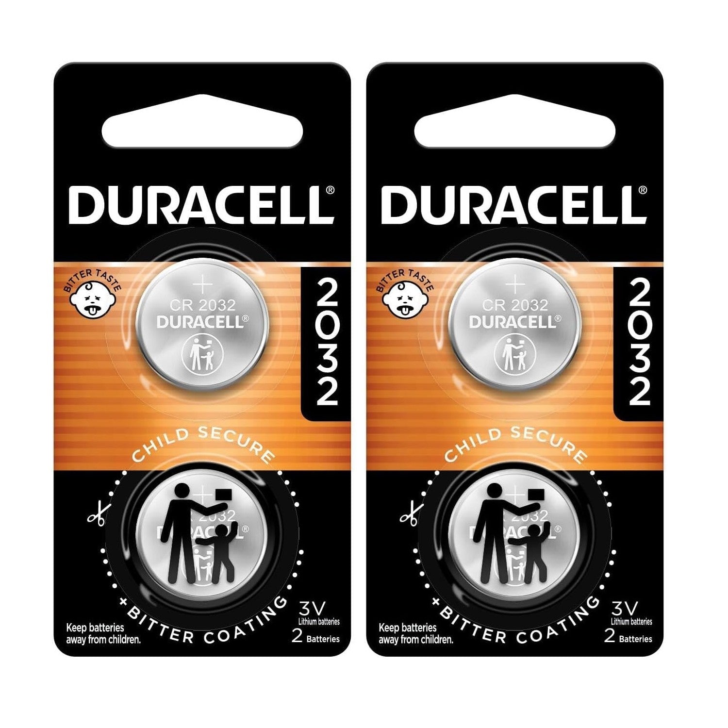 Buy now Duracell 2032 Lithium Battery, 2 Count (Pack of 1), Compatible with AirTag, Child Safety Features, Key Fob, CR2032 3V Cell 4 Count (pack of 1) at indiglob india