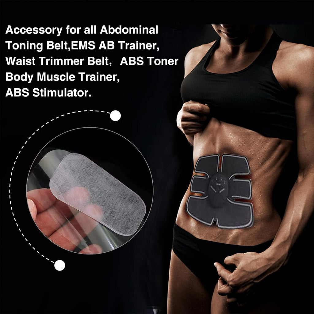 Buy now PAMASE 50/80 Pcs Gel Pads for Abs Stimulator - Replacement Pads for Abdominal Muscle Trainer, Reusable Ab Workout Toner Belt Accessory at indiglob india