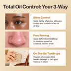 OBgE Oil Control Finisher - Bouncy Jelly Texture Sebum Control Powder, Matte Finish Face Powder for Oily Skin, Instant Pore Blur & Shine Control, Translucent Setting Powder, No Fallout, 0.17 oz
