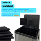 12 Pack Odor Absorbing Filter Refills for SIMPLI-MAGIC Trash Cans
