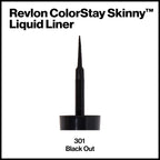 Buy now Revlon Skinny Liquid Eyeliner, ColorStay Eye Makeup, Waterproof, Smudge-proof, Longwearing with Ultra-Fine Tip, Black Out, 0.08 oz at indiglob india