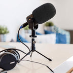Buy now PodMic Pop Filter Foam Cover - Mic Windscreen Wind Cover Customized for Rode PodMic USB Versatile Dynamic Broadcast Microphone to Blocks Out Plosives at indiglob india