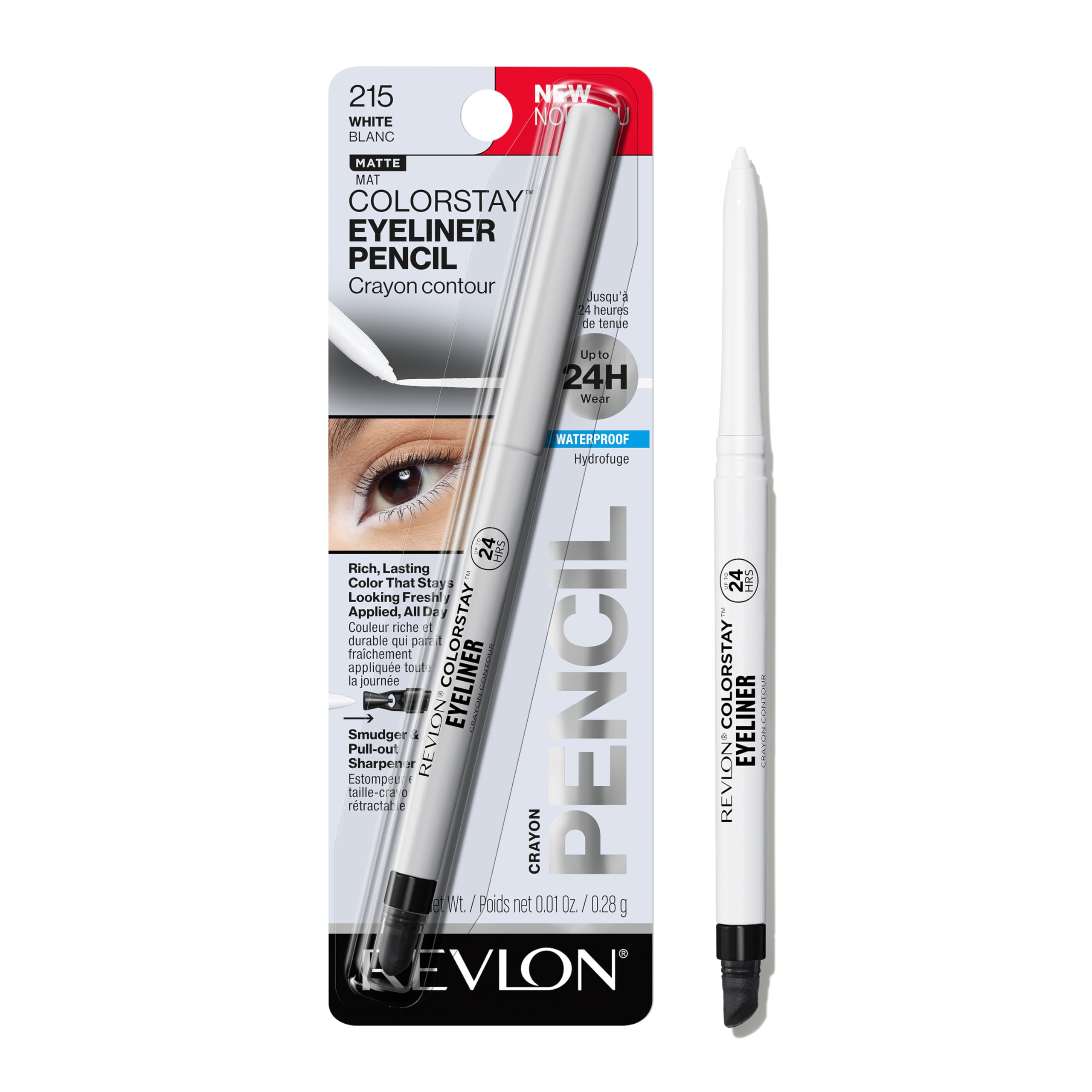 Buy now Revlon ColorStay Eyeliner Pencil, Black [201], 0.01 oz (Pack of 12) at indiglob india