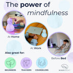 Buy now Mindsight 'Breathing Buddha' Guided Visual Meditation Tool for Mindfulness | Slow Your Breathing & Calm Your Mind for Stress & Anxiety Relief | Perfect for Adults & Kids | Relaxing Self Care Gift at indiglob india