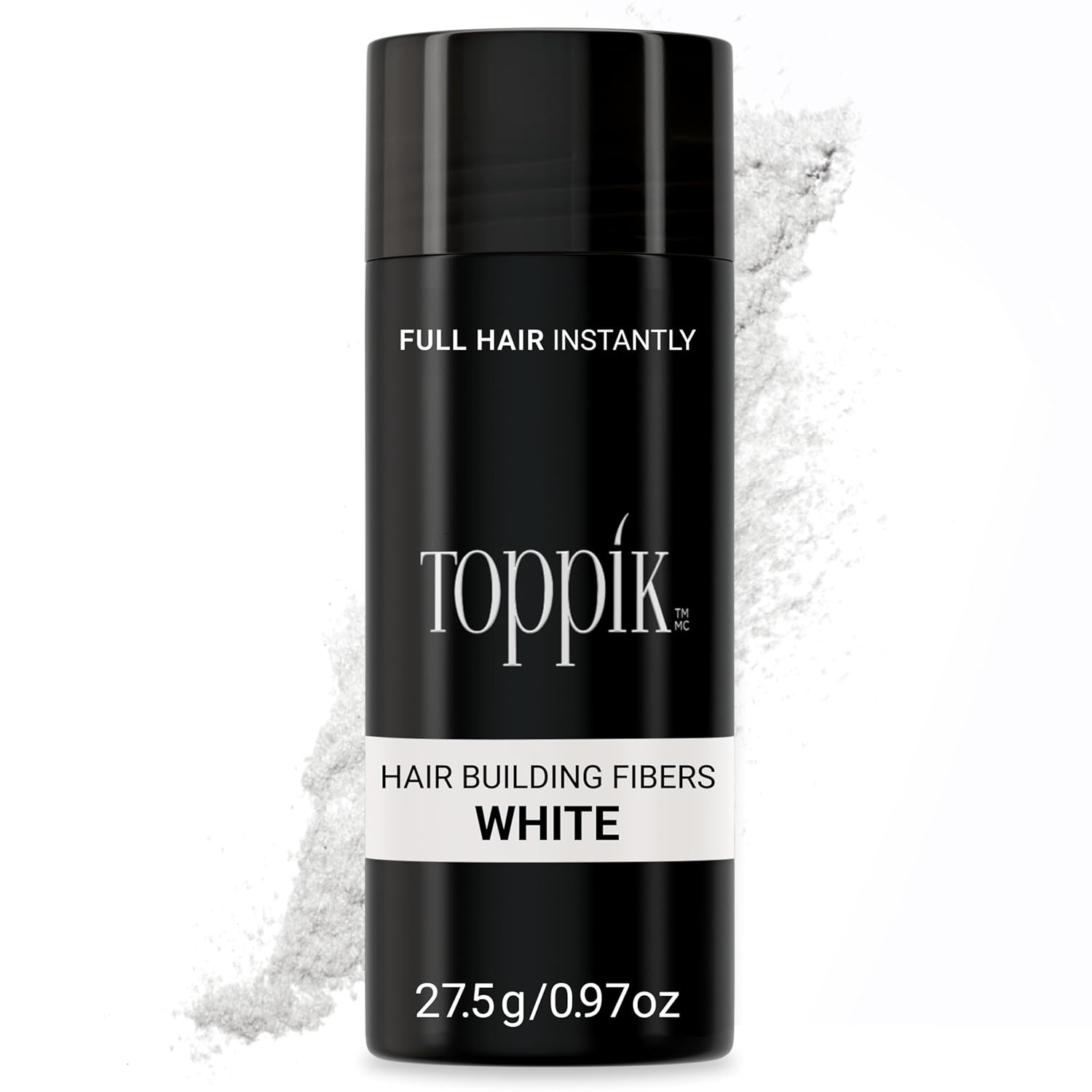 Buy now Toppik Hair Building Fibers, Fill In Fine or Thinning Hair Instantly Thicker, Fuller Looking Hair 9 Shades,4 size options White Large 27.5g at indiglob india