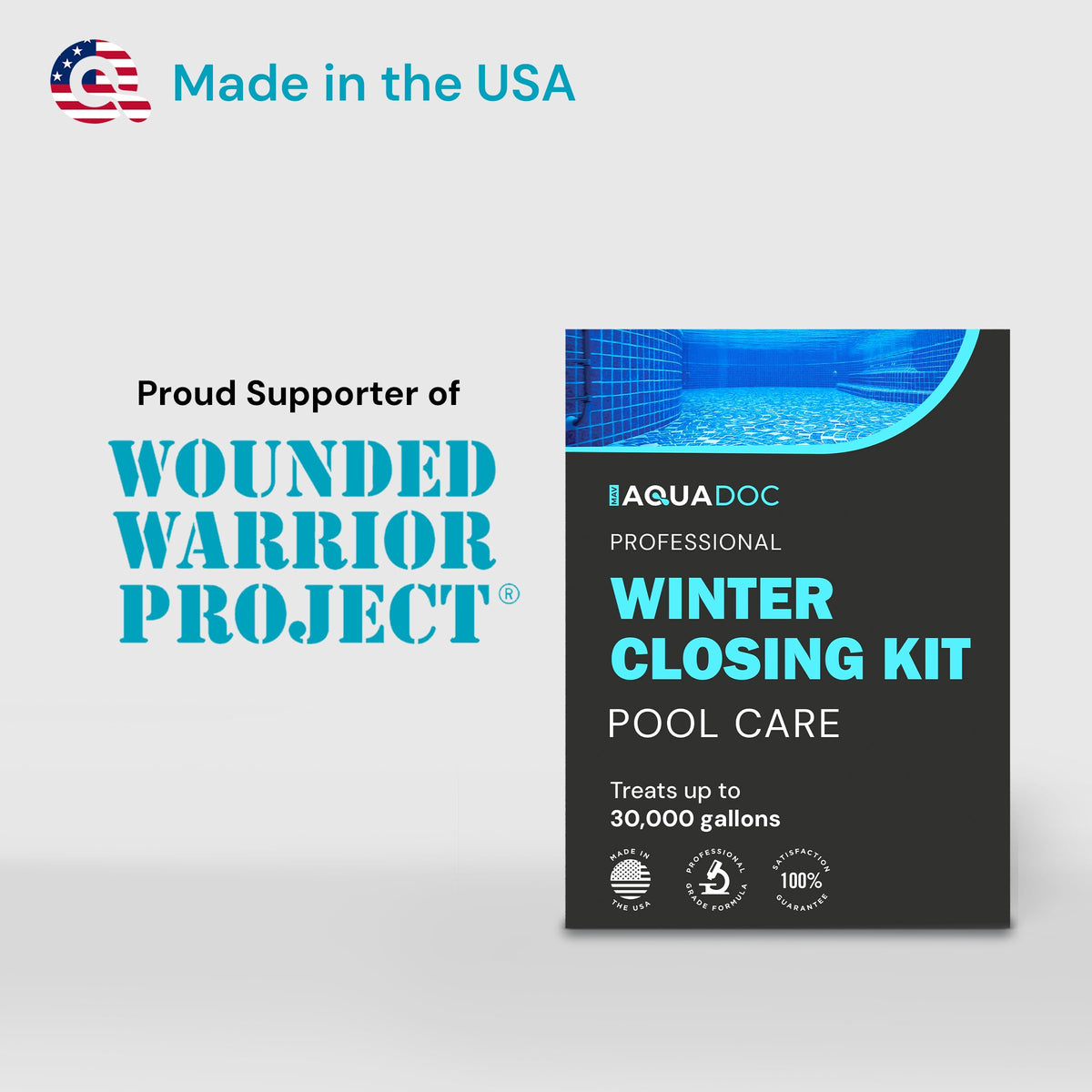 AquaDoc Pool Winterizing Kit for Closing Pools - for Up to 30,000 Gallons