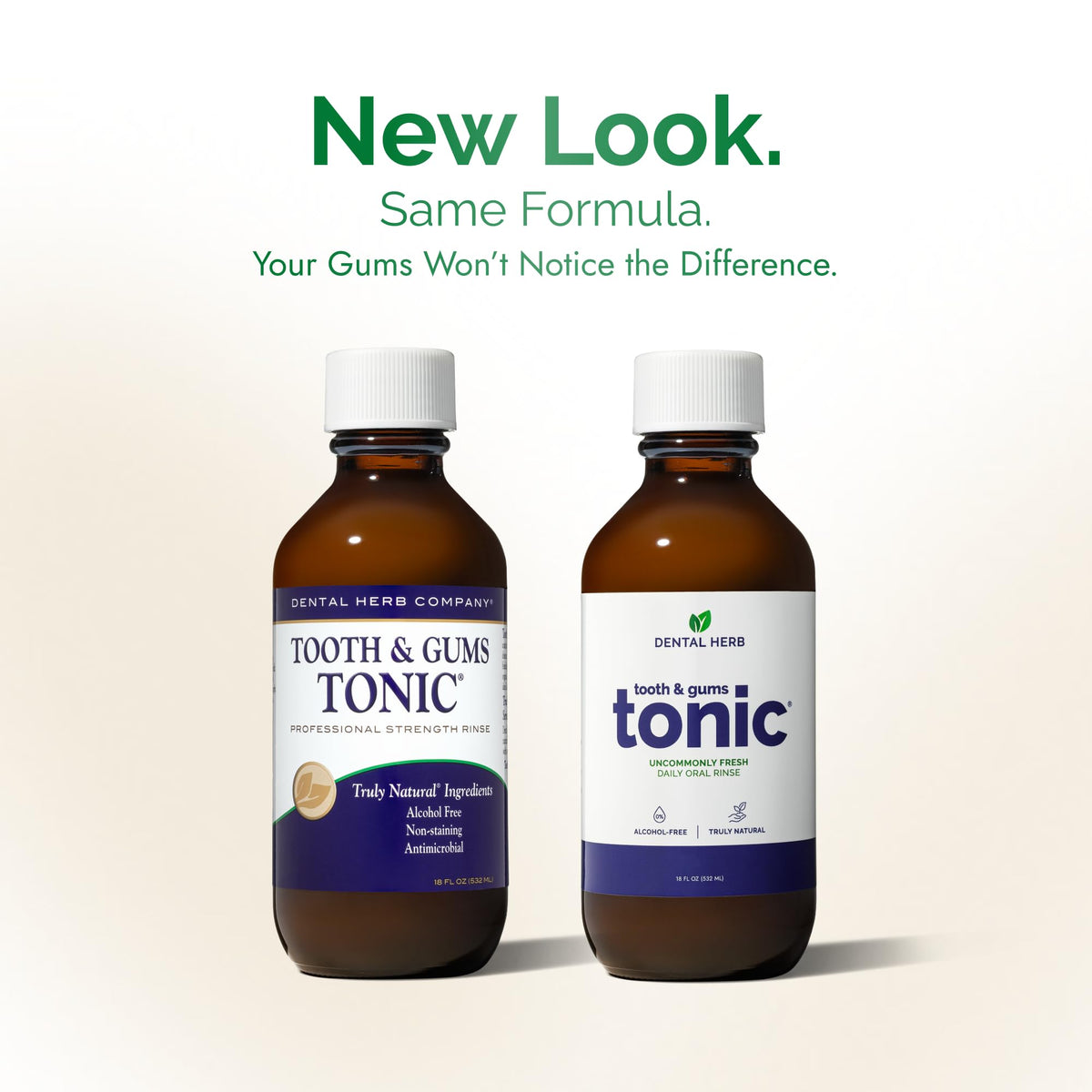 Dental Herb Company Tooth & Gums Tonic Mouthwash Herbal Oral Rinse 18oz (2)