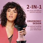 Diffuser Hair Dryer for Curly Hair, Enhances Curls and Volume Hair Diffuser