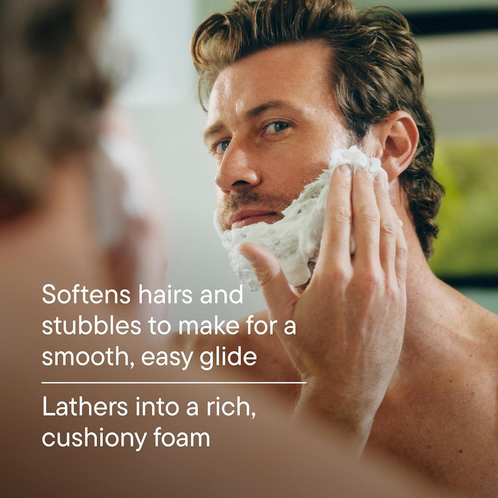 Harry's Plus Shaving Kit for Men - Premium Handle, 5 Razor Blade Cartridges, Foaming Shave Gel, and Travel Blade Cover - TSA Approved Travel Essentials - Advanced Pivoting System - Clay