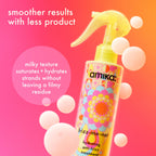 amika frizz-me-not hydrating anti-frizz treatment | lightweight hydrating spray for medium to thick coarse hair types 2a-4c, humidity + heat protection, smooth frizz for up to 3 days