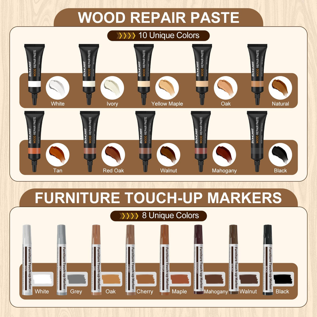 Boncart Wood Furniture Repair Kit-Set of 31