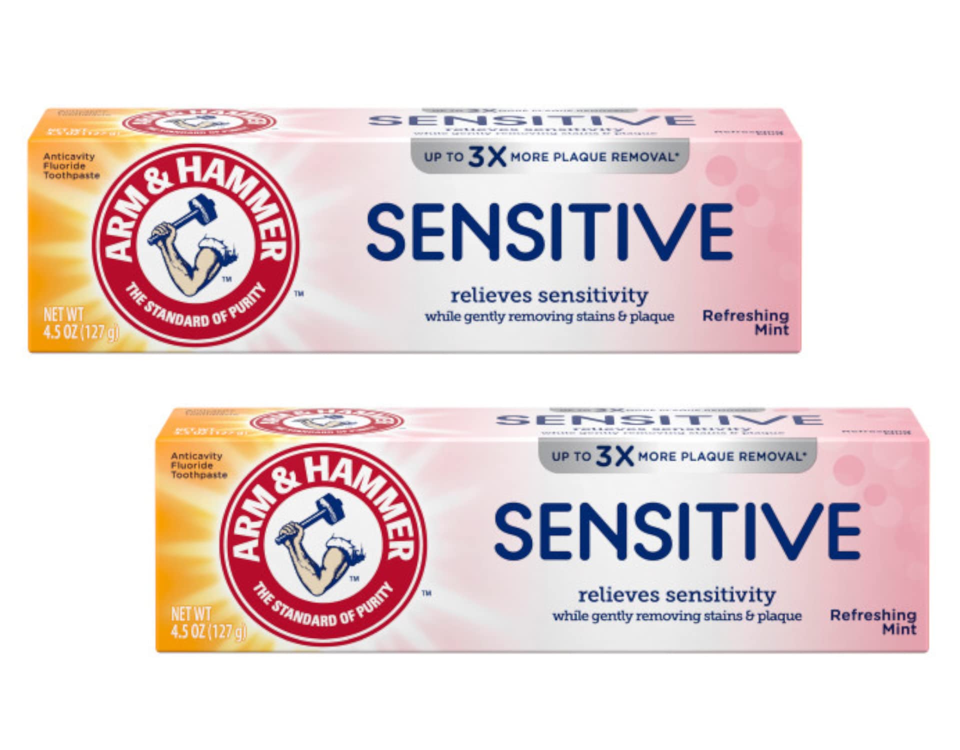 Buy now ARM & HAMMER Sensitive Teeth & Gums Toothpaste 4.5 oz (Pack of 2) at indiglob india