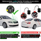 Buy now Under Hood Rodent Repellent for Car Engines, Dual Action Ultrasonic & LED Strobe Lights for High-Efficiency Rat and Mouse Deterrent, Pest Control for 12V 24V Vehicles, Cars, Trucks, RVs at indiglob india