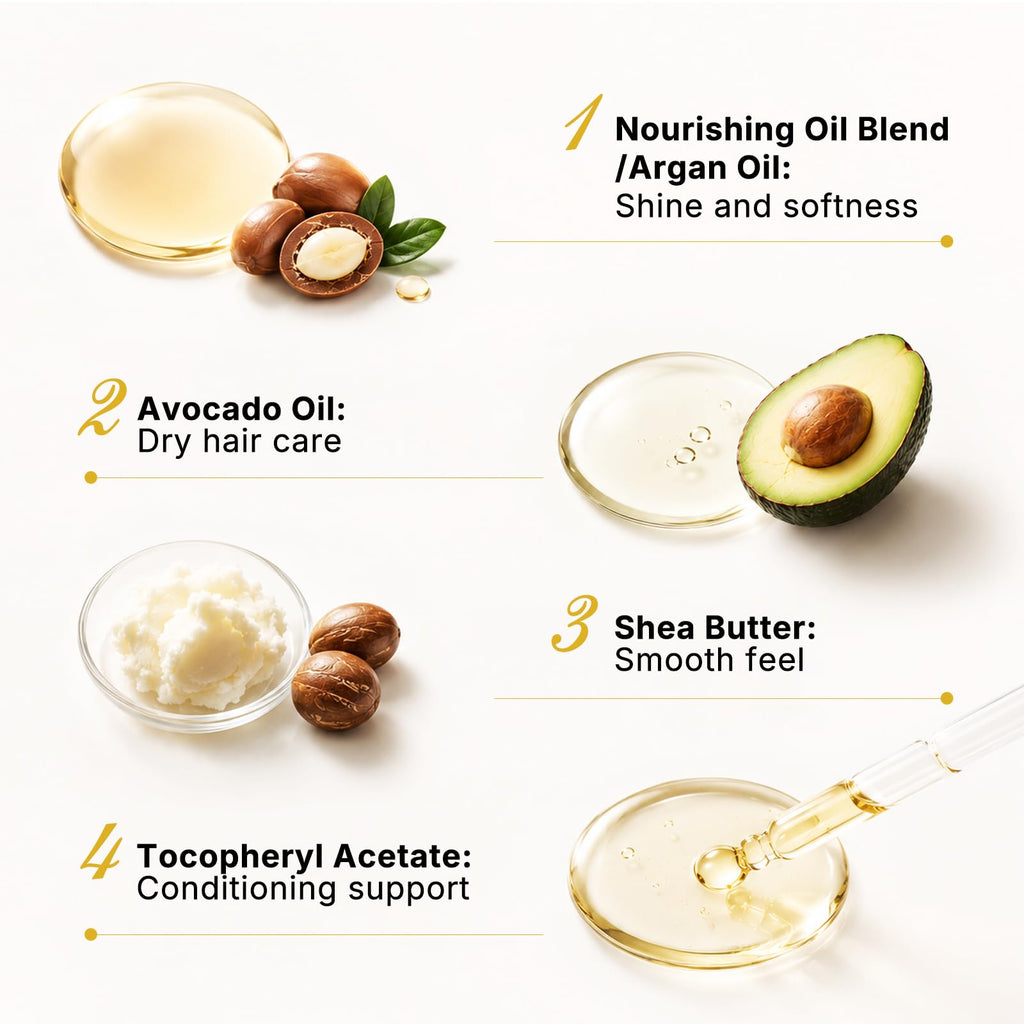 Karseell Moroccan Argan Oil 1.69 floz | for Hair Healing Cold Pressed Weightless Argan Oil Hair Serum for Dry Damaged Hair 50ml