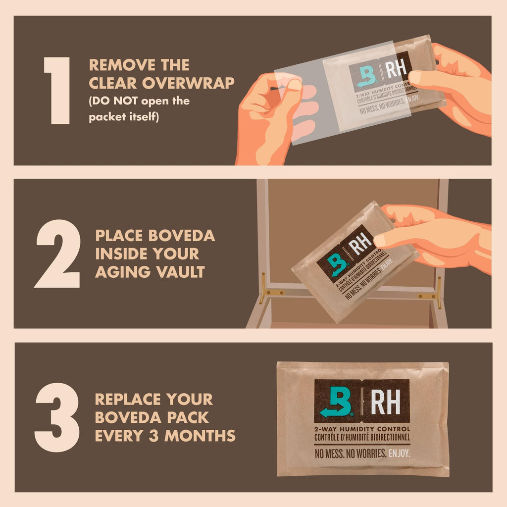 Boveda 72% Humidity Control Pack, Size 60, Single - for Dry Environments