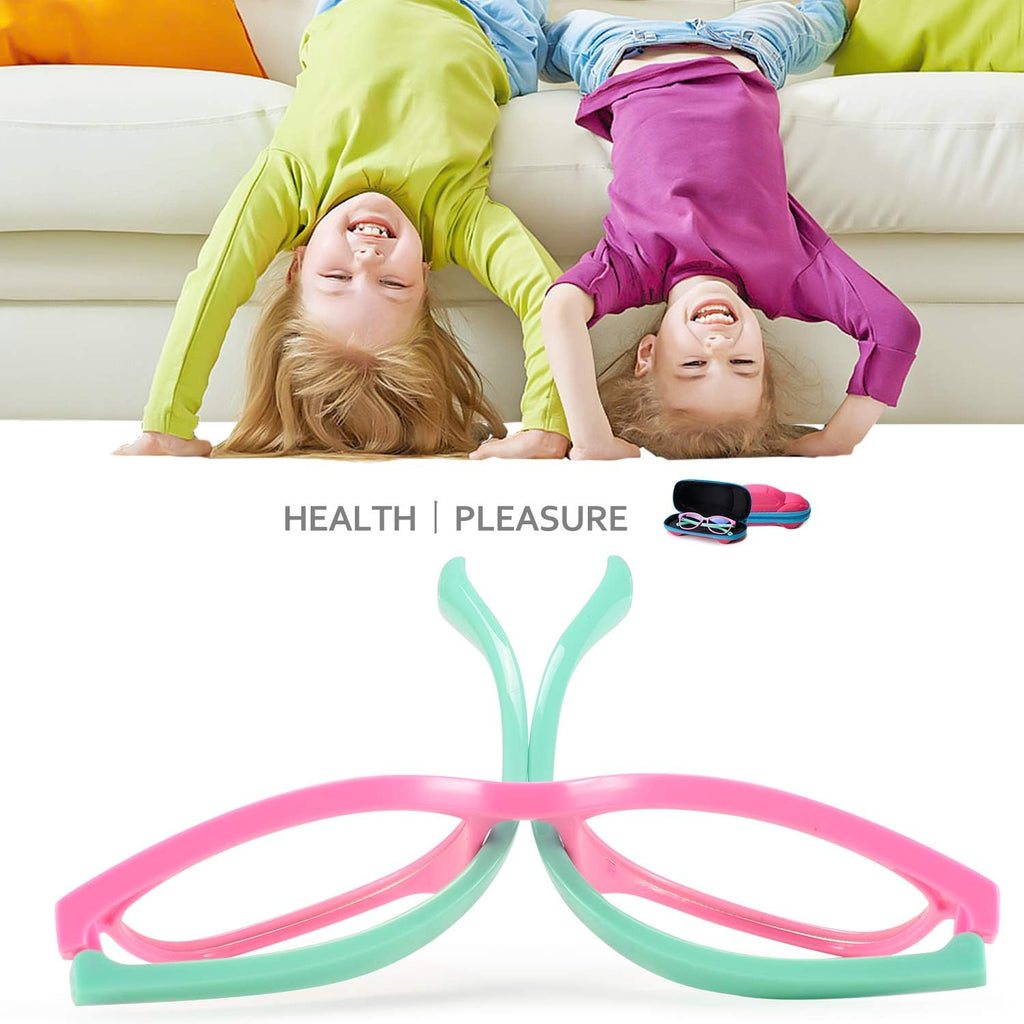 Buy now Blue Light Glasses for Kids Girls Boys with Cute Car Case, UV400 Protection, Anti Blue Ray Age3-12 at indiglob india