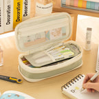 Buy now EASTHILL Big Capacity Pencil Case Large Pencil Pouch Stationery Pen Bag for Teen Girls-Green at indiglob india