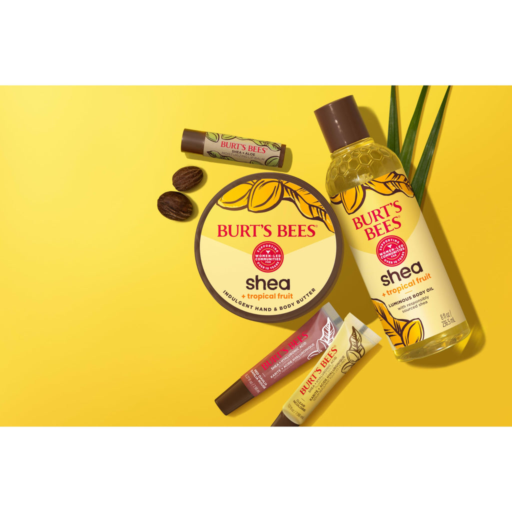 Buy now Burt's Bees Shea + Tropical Fruit Indulgent Hand and Body Butter, Non-Greasy, Antioxidant Rich for Glowing Skin, Non-Irritating, Natural Origin Skin Care, 11 oz. at indiglob india
