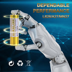 A27 27A 12V Alkaline Battery (5-Pack) - 27A Long-Lasting for Garage Door Openers, Car Key Fobs, Remote Controls & More - Leak-Proof, Eco-Friendly Power