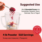 Micro Ingredients Organic Beet Root Powder, 4lb (64 oz) | Nitric Oxide Supplement, Water Soluble, Highly Concentrated Raw Beet Supplement, Superfood Drink Mix, Non-GMO, Plant Based