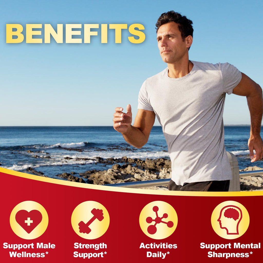 Hornygoatweed for Men, 12 in 1 Horny Goat Weed, for Hormone & Performance