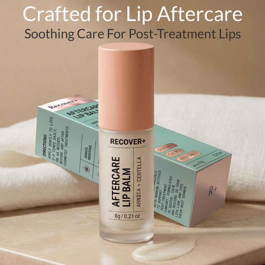 Arnica Lip Balm for Lip Filler Aftercare, Botanical Post-Injection Care