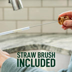Scotch-Brite Greener Clean Bottle & Straw Brush Set with 2 Replaceable head