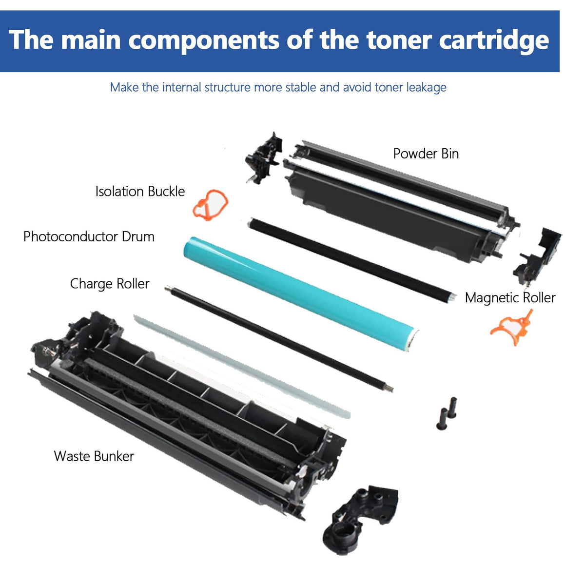 TN730 TN-730 Black Toner Cartridges 2 Pack Compatible TN730 Toner