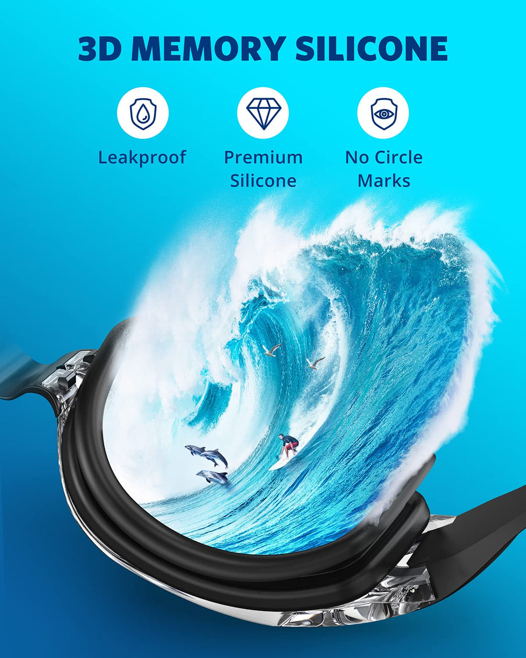 Buy now Aegend Swim Goggles, 2 Pack Swimming Goggles No Leaking Adult Men Women Youth at indiglob india