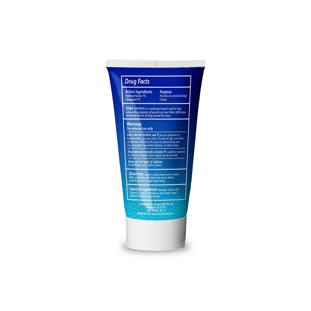 Dermoscribe Ichybum Hemorrhoid & Rectal Itch Relief Cream, 28g