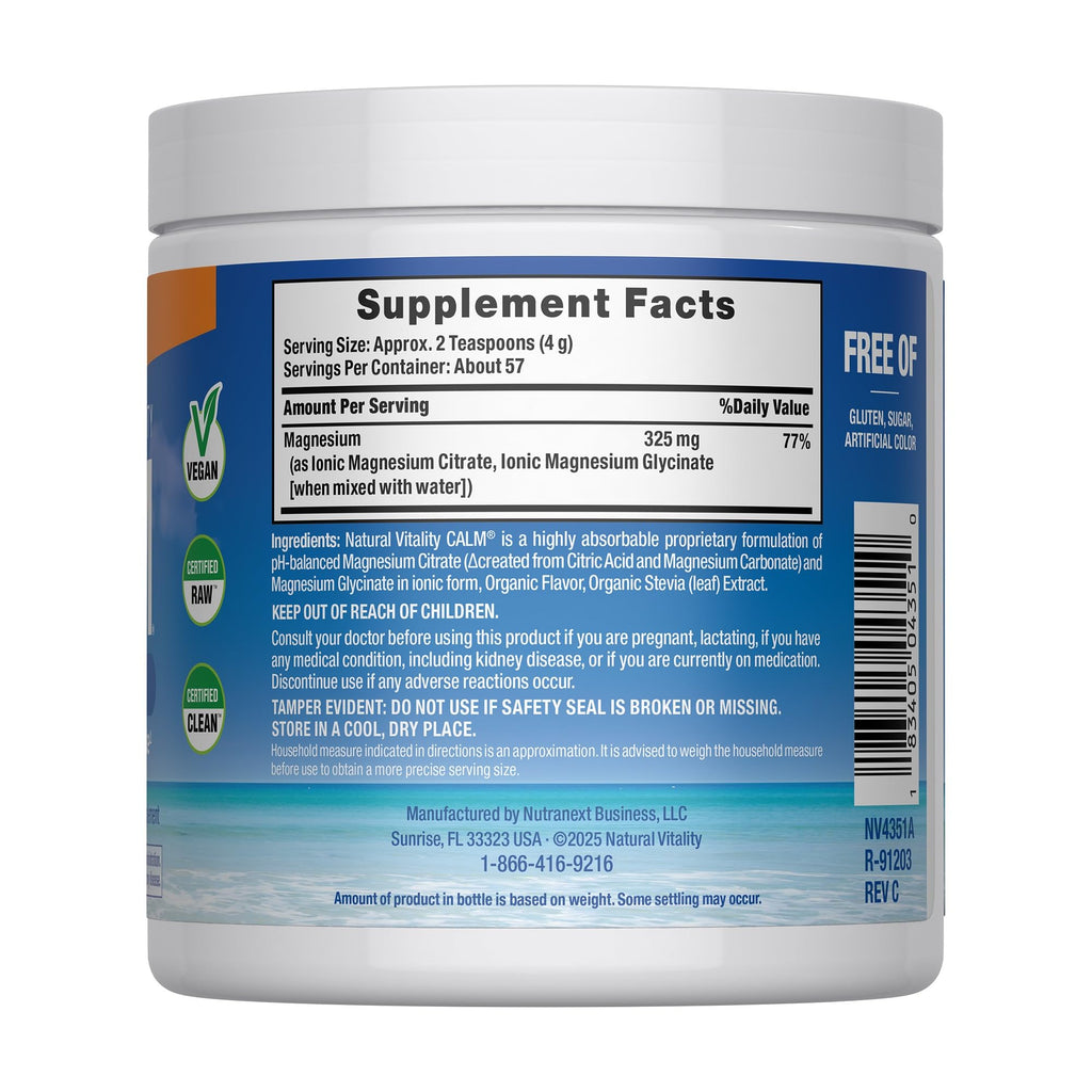 Natural Vitality Calm Magnesium Powder