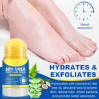 60% Urea Cream Stick plus 2% Salicylic Acid, Maximum Strength Urea Foot Cream Callus Remover for Dry Cracked Heels, Hands, Knees,Exfoliating Moisturizer, Dead Skin Remover Foot Balm 1.4oz (1pcs)