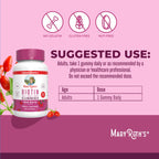 MARYRUTH'S Biotin Gummies, Hair Growth, Vegan, Sugar Free, Non-GMO, 60 Ct | Sugar Free, Vegan, Non-GMO, 2,500 mcg Biotin, Hair Skin and Nails