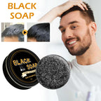 Gray Hair Reverse Bar Black Soap For Gray Hair Darkening Shampoo Bar, Natural Black Soap for Hair & Beard Darkening, Moisturizing & Scalp Care for Men Women 2PACK