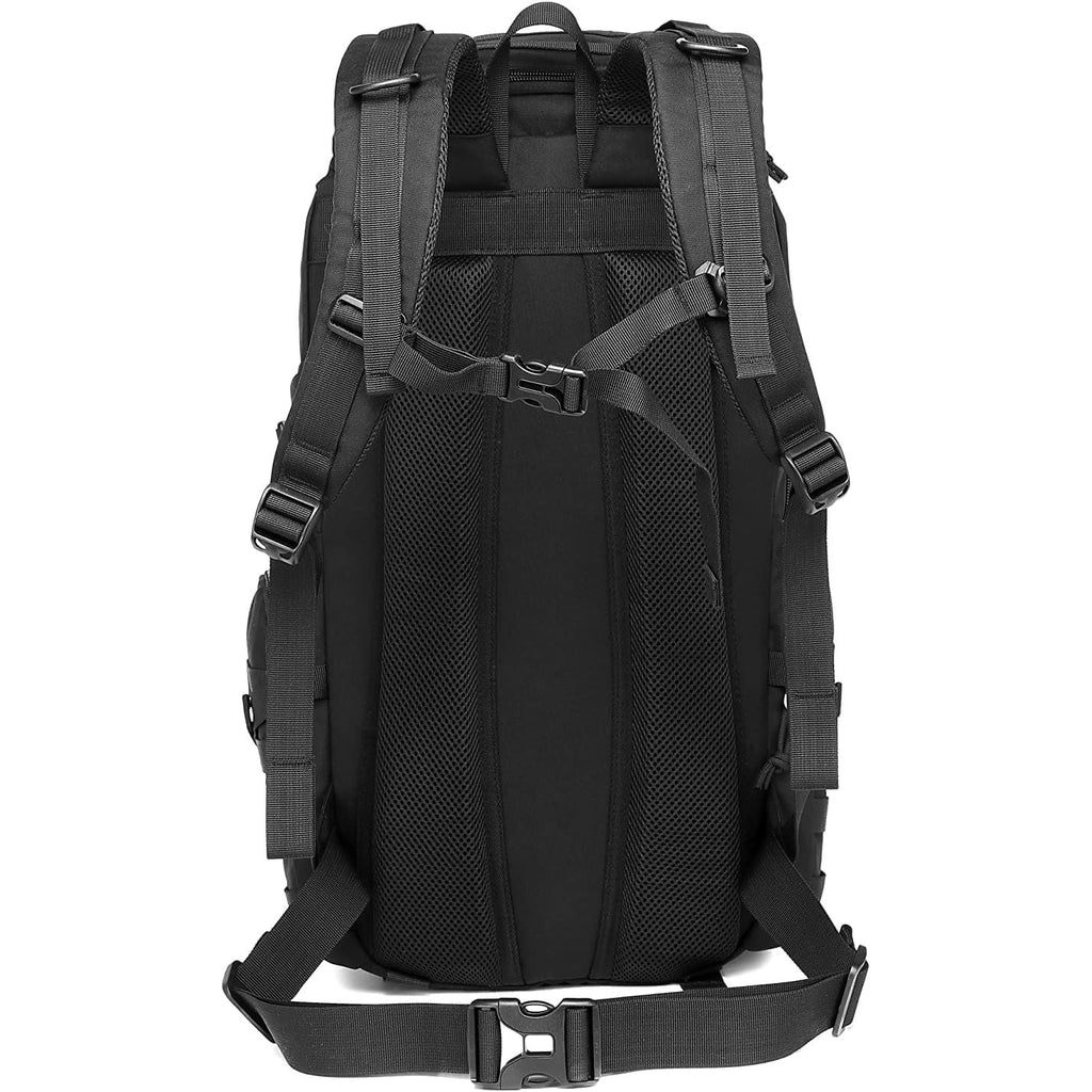 Buy now Wotony military tactical backpack nylon military MOLLE backpack 3-day Assault bag 27L backpack for men, used for outdoor hiking, camping and hunting (All black) at indiglob india