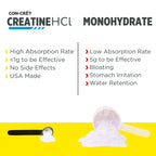 Buy now CON-CRET Creatine HCl Powder | Muscle, Cognitive, Cellular Energy Support | No Bloating or Cramps | USA Made & NSF Certified | Lemon Lime (64 Serving) at indiglob india