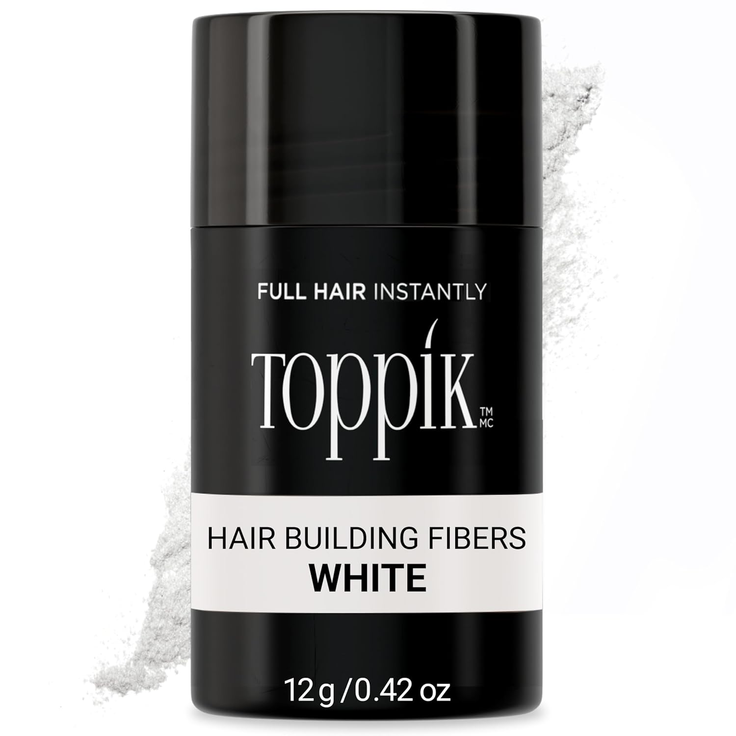 Buy now Toppik Hair Building Fibers, Fill In Fine or Thinning Hair Instantly Thicker, Fuller Looking Hair 9 Shades,4 size options White Medium 12g at indiglob india