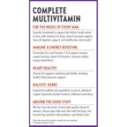 New Chapter Every Man's One Daily Multivitamin, 96 Tablets | Fermented Ingredients for Immune, Cellular Energy, and Bone Health, Vegetarian, Kosher and Gluten Free