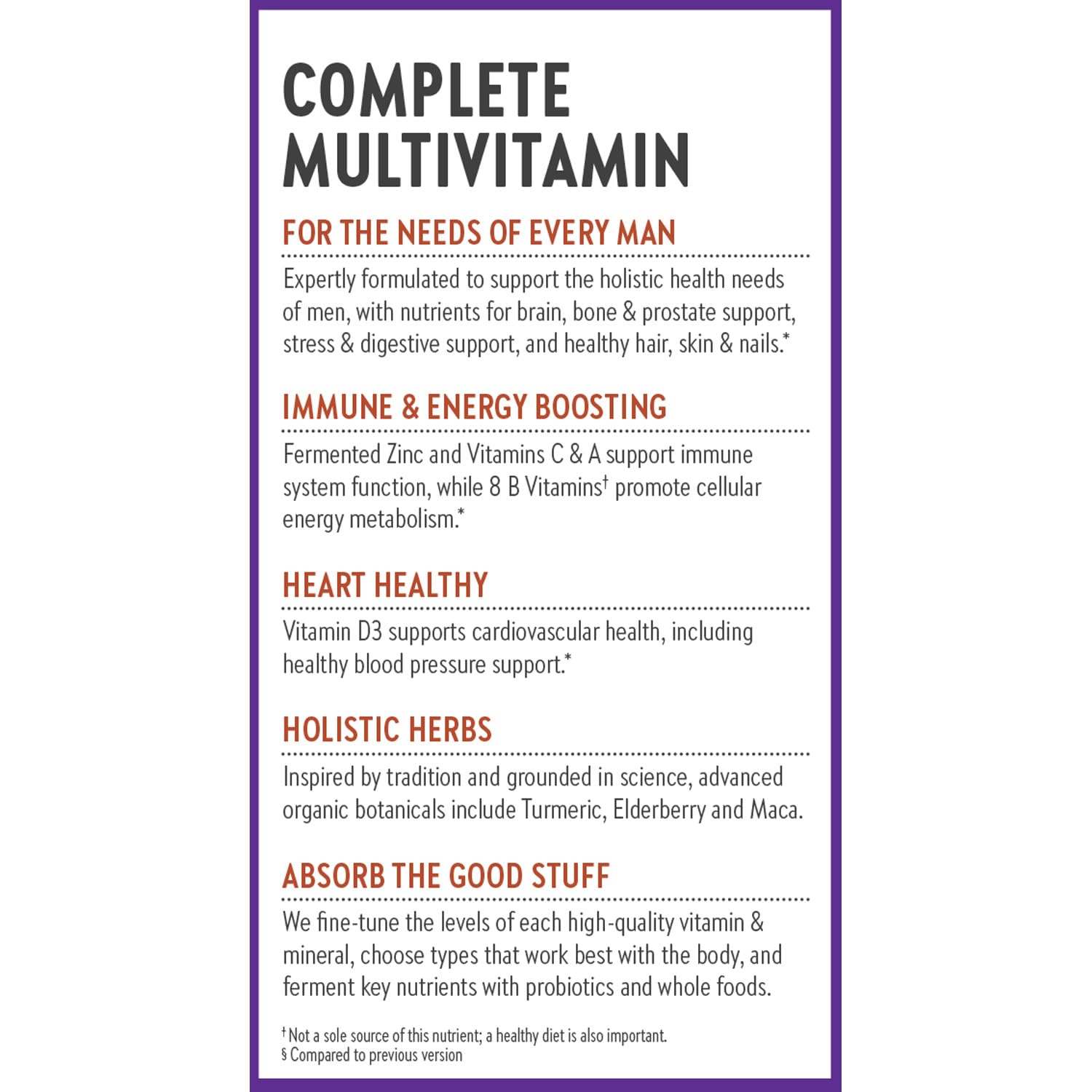 New Chapter Every Man's One Daily Multivitamin, 96 Tablets | Fermented Ingredients for Immune, Cellular Energy, and Bone Health, Vegetarian, Kosher and Gluten Free