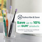 GUM Deep Clean Technique Soft Toothbrush, Full Head, 2 Count
