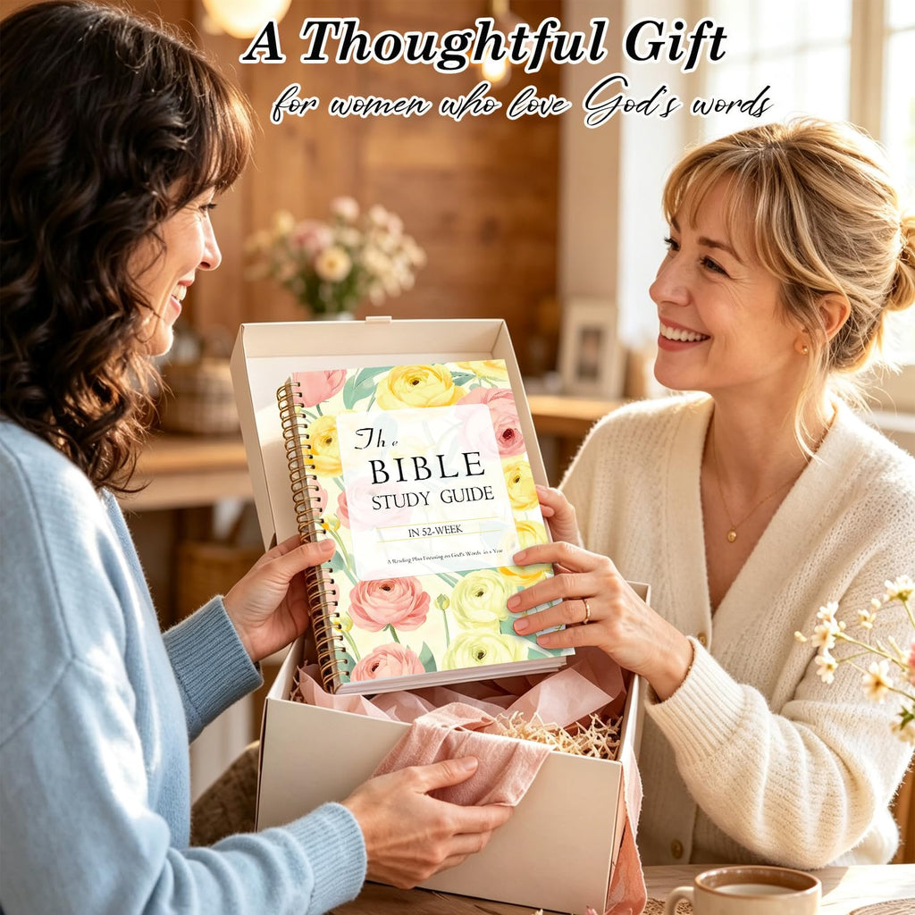 The Bible Study Guide in a Year for Women, 52-Week Spiral Bound Journal A4