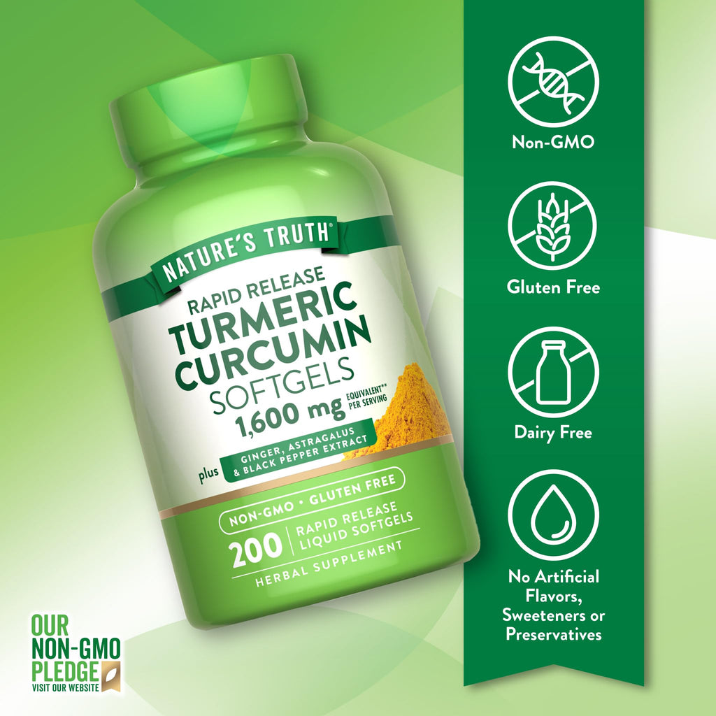 Nature's Truth Turmeric Curcumin Complex Supplement